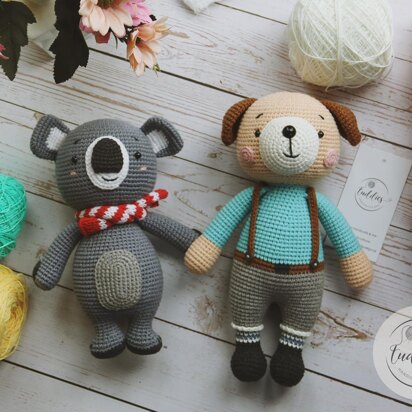 Louie The Dog-Crochet Pattern