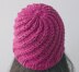 Knit Spiral Hat