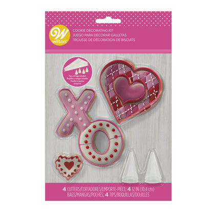 Wilton Cookie Decorating Kit Valentine's 12 Ct