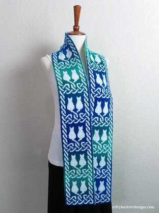 Celtic Cat Scarf