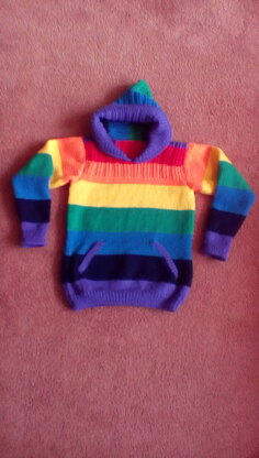 Rainbow hoodie
