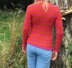 Cable and Rib Striped Sweater