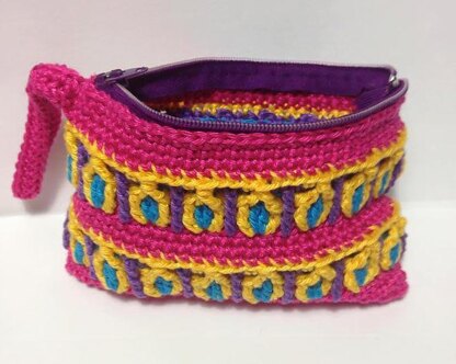 Moroccan Doorways Overlay Mini Clutch