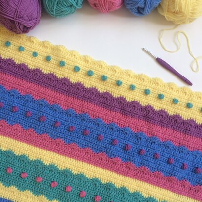 Icing on the Cake Blanket - US crochet terms