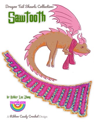 Sawtooth Dragon Tail Shawl