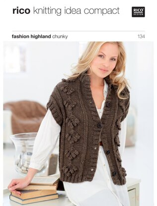 Lace Sweater in Rico Fashion Highland Tweed - 134