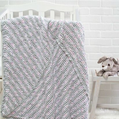 Crossroads Baby Blanket in Premier Yarns Parfait Big & Parfait Flavors - Downloadable PDF