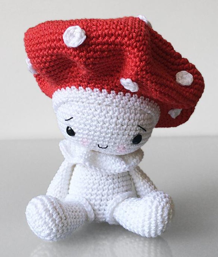 DIY Mushroom Crochet Kit for Beginners With Yarn Amigurumi Easy Crochet  Ukraine Shop 