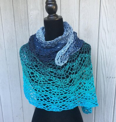 Ocean Waves Shawl