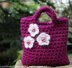 Little purse with cherry blossoms