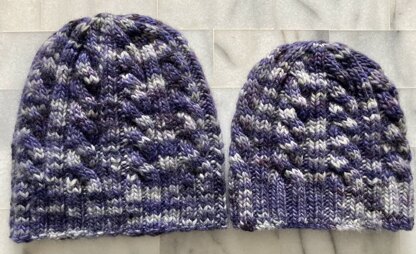 Cabled beanies