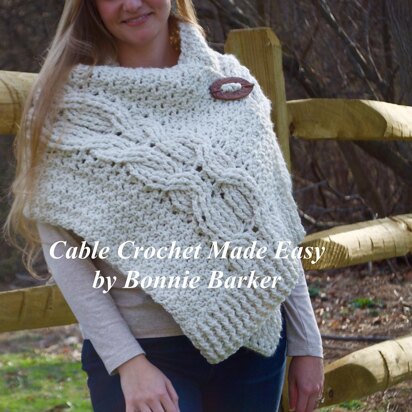 Crazy Chunky Cabled Stole