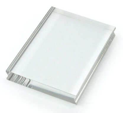Stampendous Perfectly Clear Stamp Block - 4"X3"
