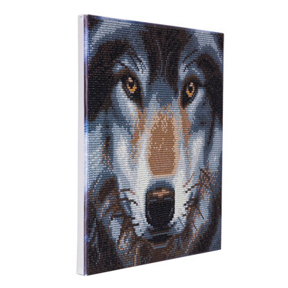 Crystal Art Wolf, 30x30cm  Diamond Painting Kit