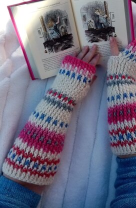 Brioche Headband & Mitts