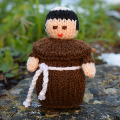 Medieval Monk Doll Knitting Pattern - Toy Knitting Pattern