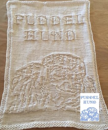 Nr. 70 Poodle dog guest towel