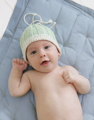 Baby's First Hat in Blue Sky Fibers Worsted Cotton 