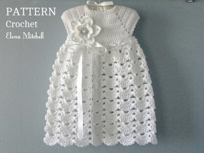 PATTERN Crochet Baby Dress Knitting Baby Bloomers