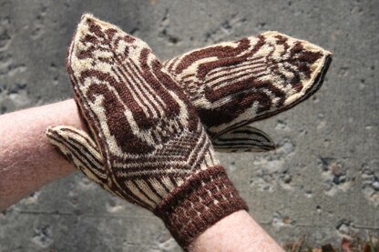 Wrought Iris Mittens