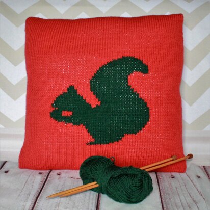 Woodland Squirrel Cushion Cover