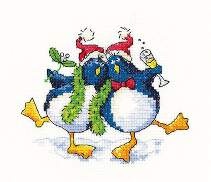 Heritage Cool Yule Cross Stitch Kit - 11.5cm x 9.5cm