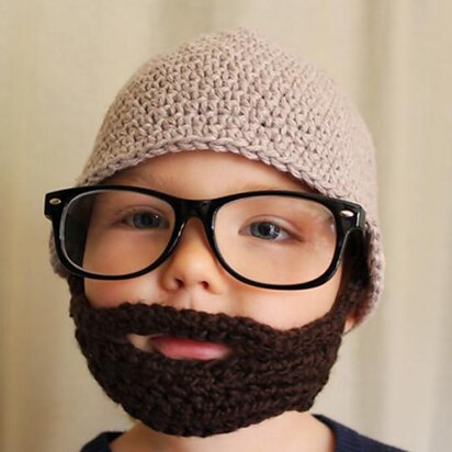 The Sam Detachable Beard and Beanie Crochet Pattern