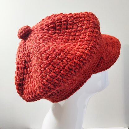 Baker Boy Cap with Button