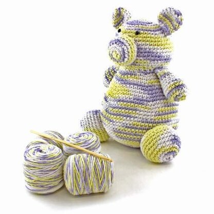 Tiny Teddy Bear Toy in Hoooked Eco Barbante - Downloadable PDF