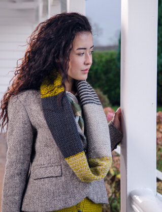 Brenna Mixed Stitch Cowl in The Fibre Co. Cumbria - Downloadable PDF