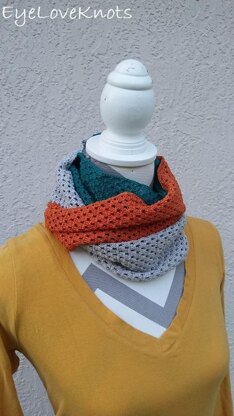 Rustic Granny Stitch Scarf