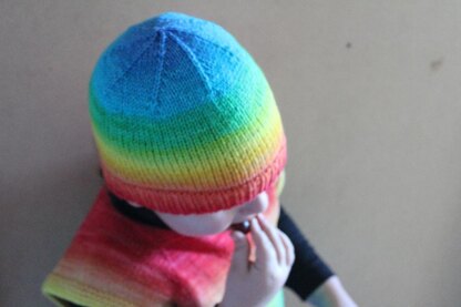 Simple Roll Brimmed Beanie