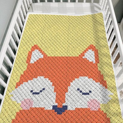 Cute Fox Baby Blanket