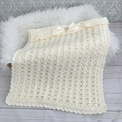 208-Moses Basket Blanket Crochet Pattern - 208