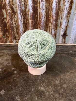 Eyelet Moss Baby Hat -- a loom knit pattern