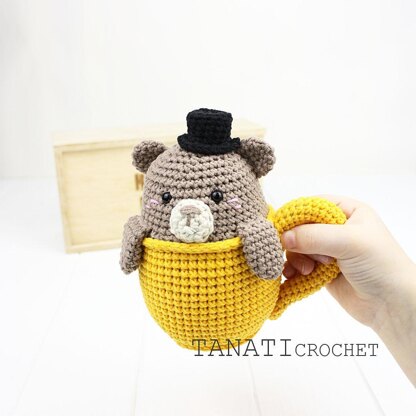 Rattle bear in the cup