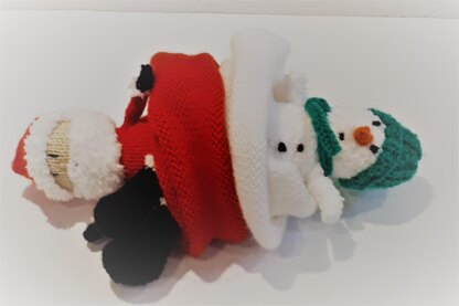 Topsy Turvy Santa/Snowman Doll