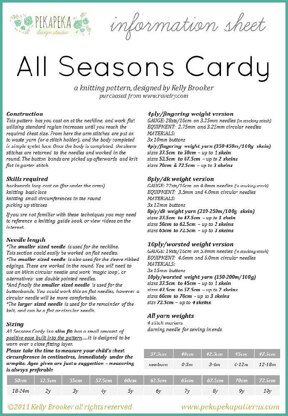 All Seasons Cardy