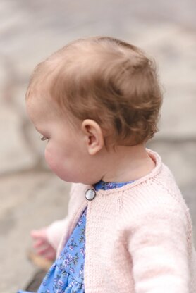 Rosy Scalloped Cardigan