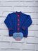 Blainn baby cardigan, hat, booties & Mitts knitting pattern Newborn 16 inch Cgest