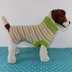 Dog Candy Stripe Sweater Coat