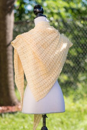 Vertical Sunshine Shawl