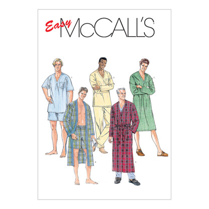 McCall's Men's Sleepwear M6231 - Sewing Pattern