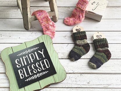 Simply Blessed Baby Sock