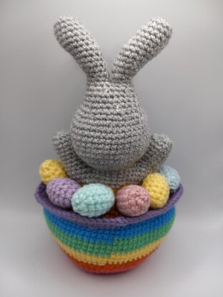 Bunny In An Easter Basket Amigurumi