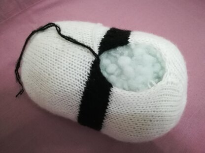 Original Knitting Pattern - Panda soft toy
