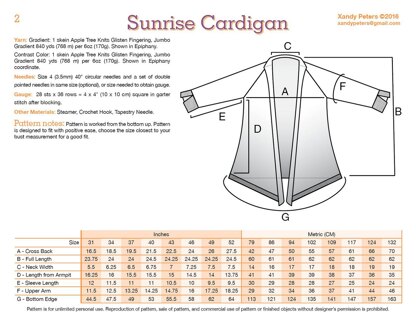 Sunrise Cardigan