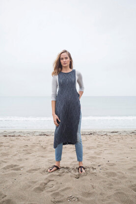 Sandbells Dress in Berroco Indigo - PDF353-8