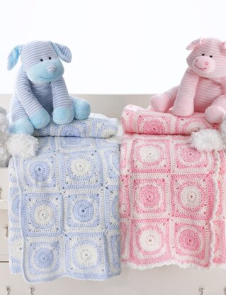 Dream Time Motif Blanket in Bernat Baby Sport