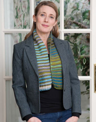 Ace Scarf in Classic Elite Yarns Liberty Wool Solids